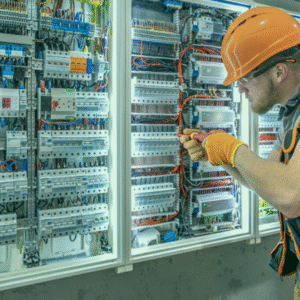 Electrical service banner