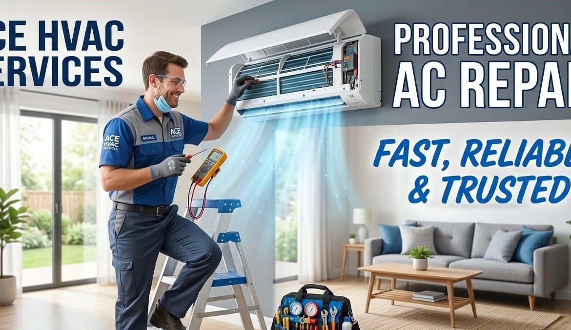 residential AC service Dubai RTS Renovation technician