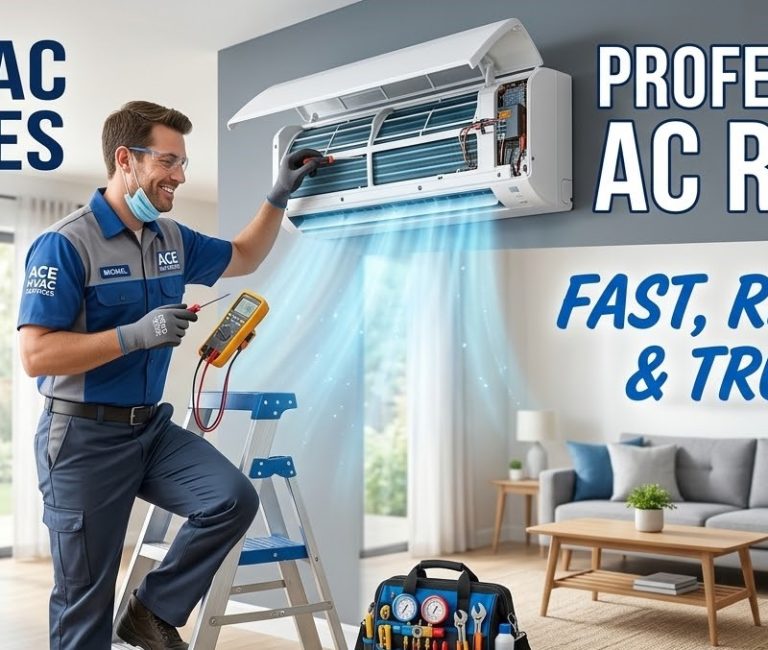 residential AC service Dubai RTS Renovation technician